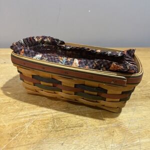 Longaberger Autumn‎ Reflections Small Harvest Blessings Basket 9x5" Fall Lining